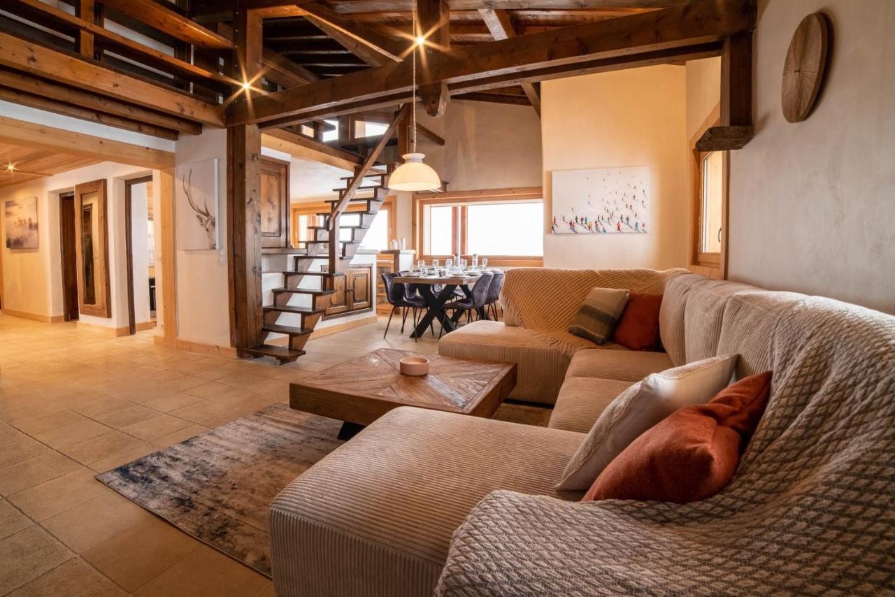 Chalet Vue Mont-Blanc, +4 Chambres, Cheminee Megève Exteriör bild
