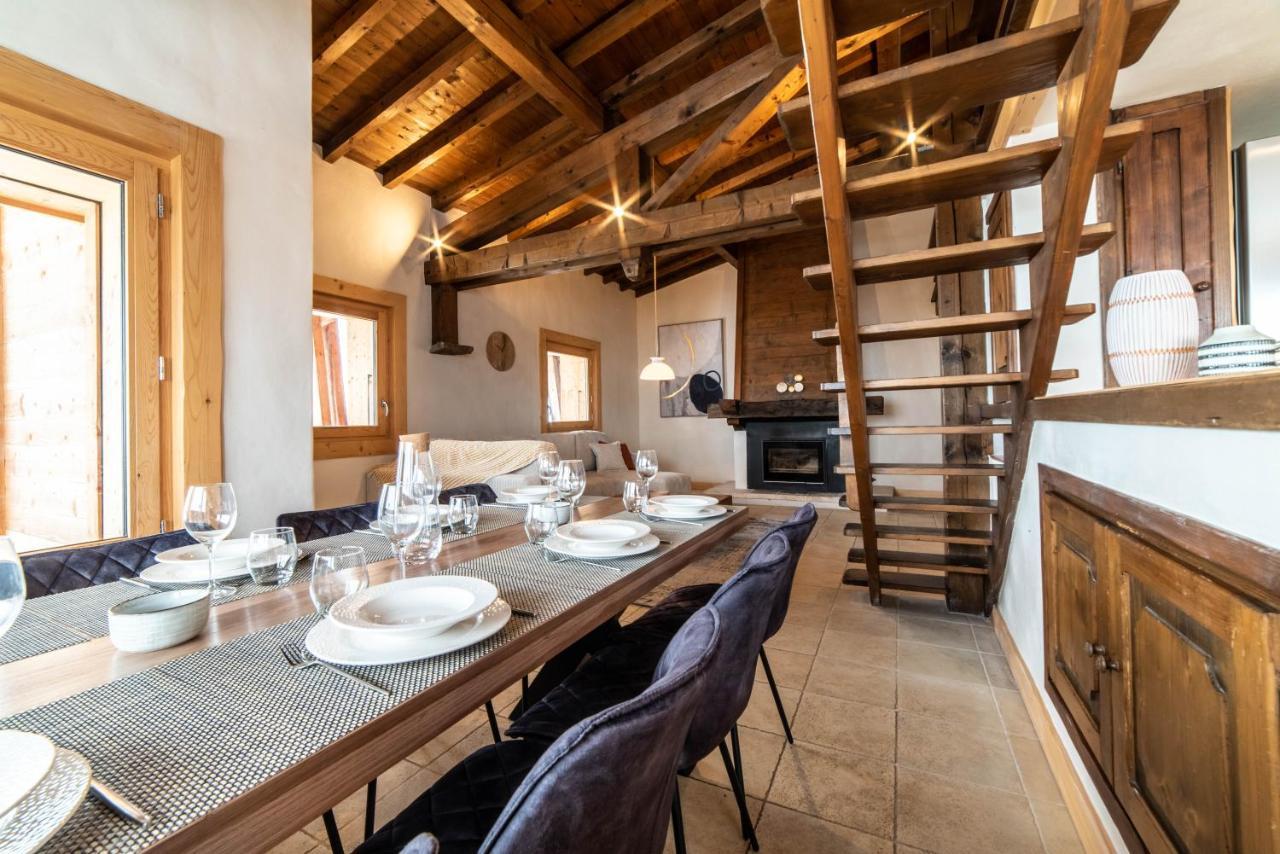 Chalet Vue Mont-Blanc, +4 Chambres, Cheminee Megève Exteriör bild